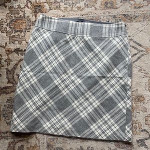 Talbots Wool Plaid Pencil Skirt